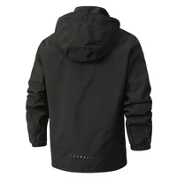 Spring Autumn New Men Casual Jacket Men Outdoor Windproof Waterproof Tactical Jacket Coat Detachable Hat Jackets Male M-5XL 2