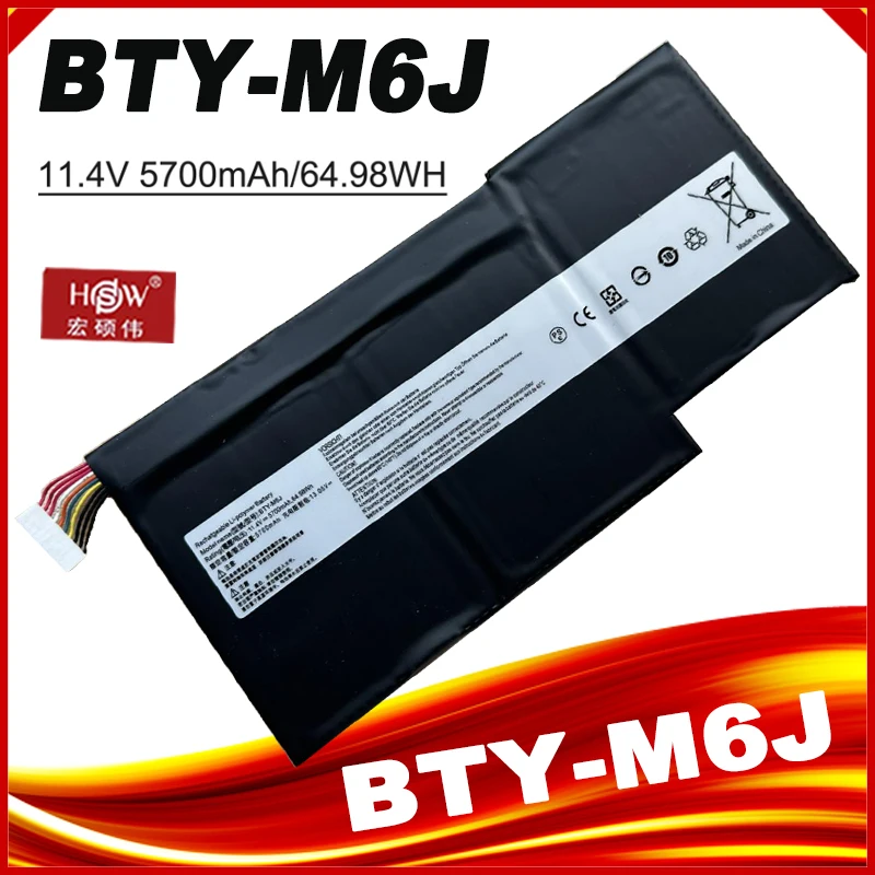 

Новая аккумуляторная батарея для ноутбука MSI GS63VR GS73VR 6RF-001US BP-16K1-31 MS-17B1 MS-16K2 9N793J200 Tablet PC