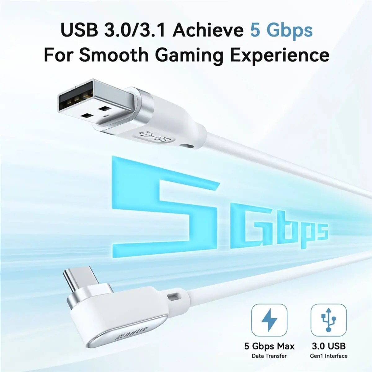 추수감사절 AMVR VR 링크 케이블 (메타 퀘스트 3/3S/퀘스트2, 피코4, 스팀 VR PCVR 액세서리용) 16피트