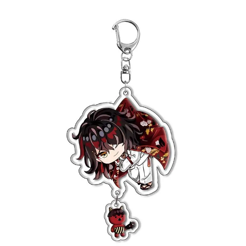 Nijisanji Keychain Cartoon Figure Mysta Rias Vox Akuma Houshou