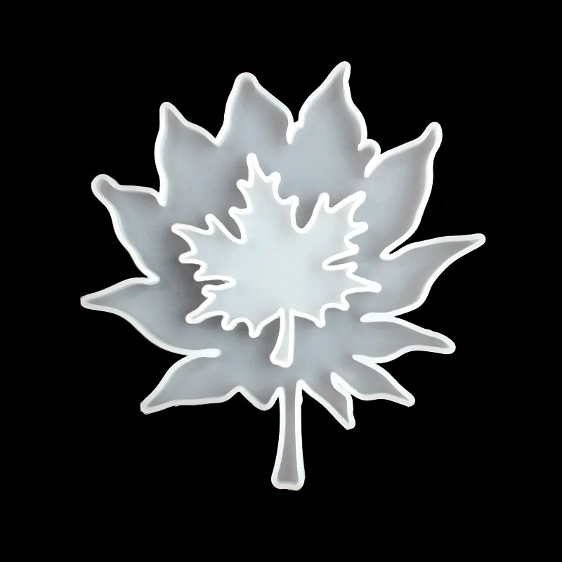 Palm Maple Leaf Silicone Molds for DIY UV Epoxy Coasters Resin Mould Jewelry Making Tools Moldes De Silicona 3d Silicone Molds silicone mold