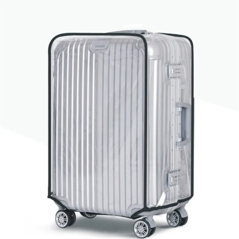 Transparent PVC Luggage Cover Waterproof Trolley Suitcase Dust Cover Dustproof Travel Accessories