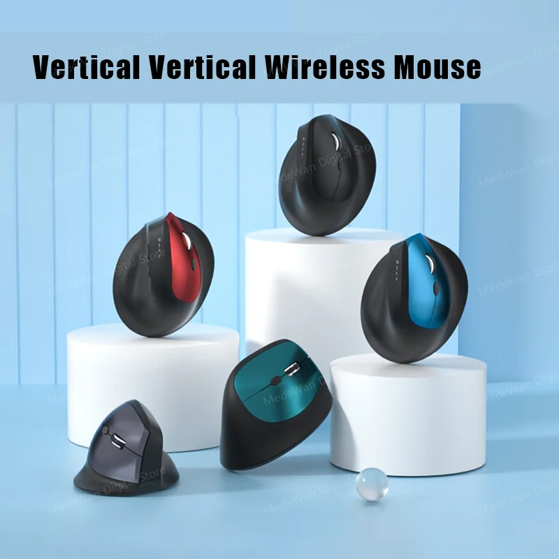 Wireless Mouse Xiaomi Vertical Ergonomic 2.4G Bluetooth 5.2