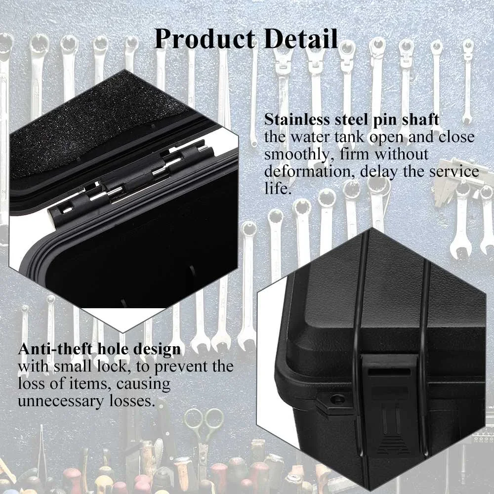 Portable Shockproof Instrument Tool Box Tools Case Safety Protection Equipment Instrument Case Outdoor Box 6