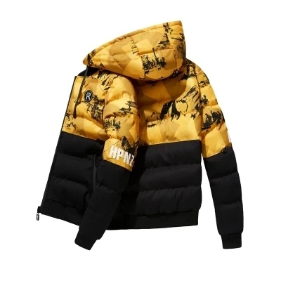 

Winter Military Jackets Outdoor Hooded Parka Thicken Patchwork Men Winte Jacket Windbreaker Coat Oversized Warm Men Down Jackets