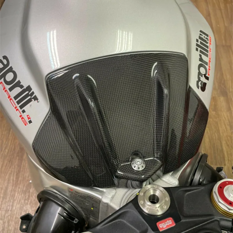 Motorrad Front Tank Abdeckung Carbon Fiber Tank Schutz Twill Glanz für Aprilia  RSV4 2009 2010 2011 2012 2013 2014/tuono V4