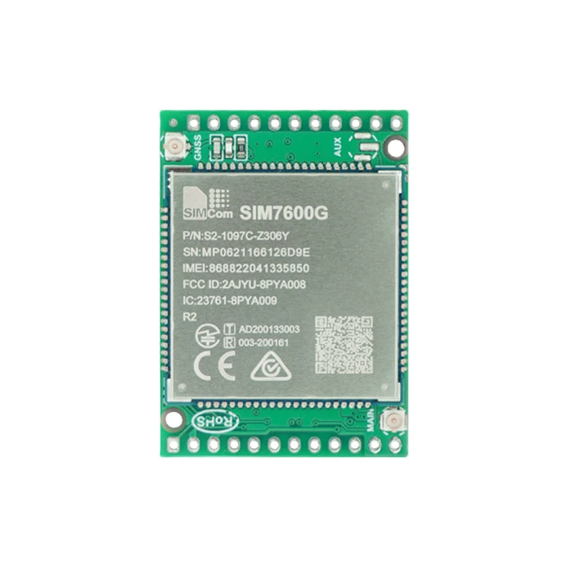 

SIMCOM SIM7600G LTE Cat1 модульная материнская плата, Многополосная стандартная фотография/фотография, GSM/GPRS/EDGE LTE CAT-1, модуль 10 Мбит/с