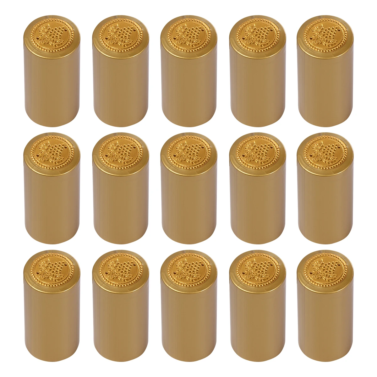 

100pcs Heat Shrink Capsules Wine Bottle Capsules Wine Heat Shrinkable Wine Shrink Film Wrap for Straight Mouth Bottle