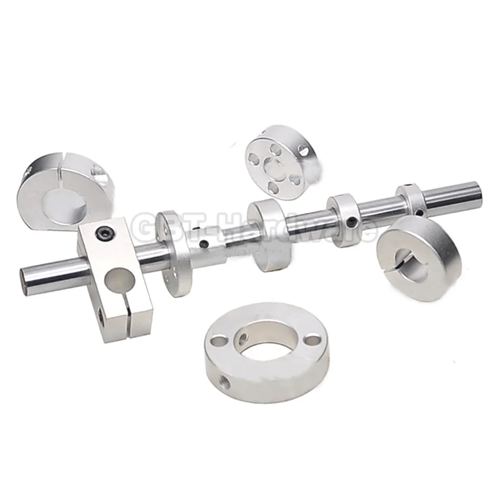 thumbnail image 2 of Collet De Serrage Uxcell Double Split Clamp-On Shaft Collar For 1-1/2" Shaft, Two-Piece Clamping Collar 2-3/8" OD Quincaillerie Pour Quai 2 of 14