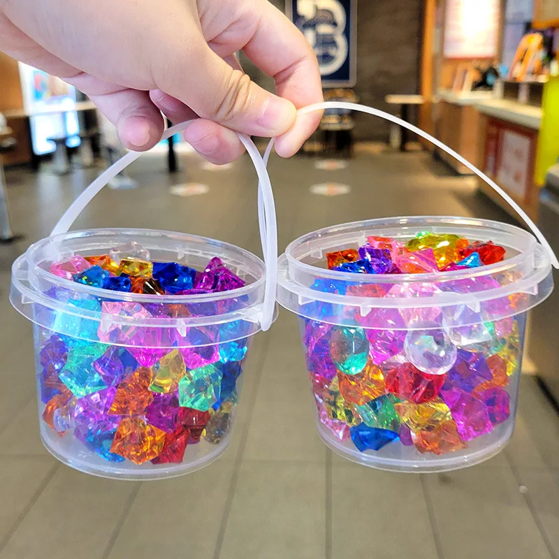 

Funny Simulation Acrylic Diamond Kids Toys Gemstones Colorful Diamond Children's Play House Toys Early Learning Counting Toys