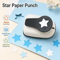 DIY Star Paper Puncher Kids Scrapbook Hole Punch 9mm 16mm Embossing Cutter Mini Paper Shape Punch for Crafting Cards 1