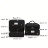 3pcs sets Cute Bow Flower Quilted Makeup Bag Women Cosmetic Organizer Female Handbag Portable Toiletry Case For Travel 2