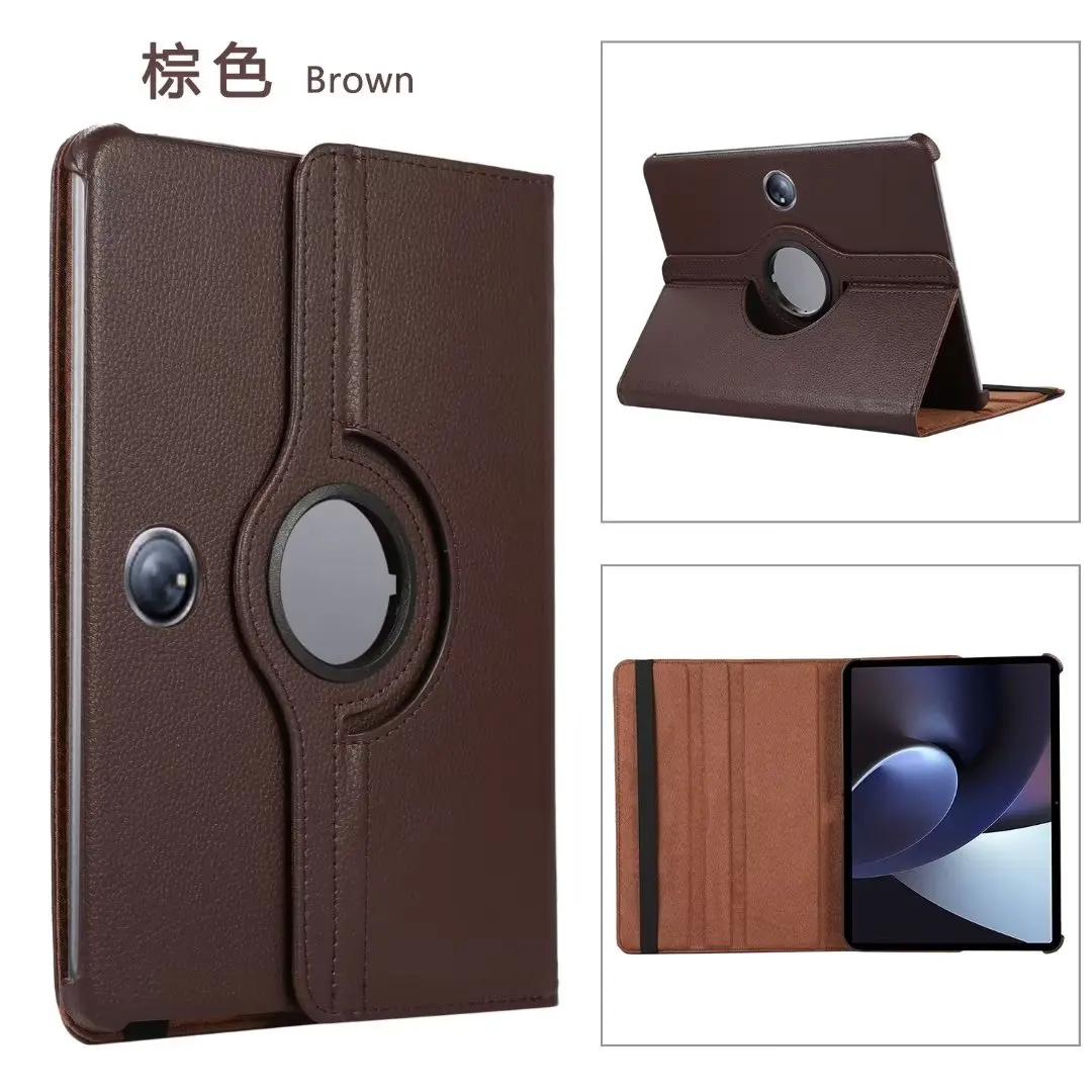 360 Custodia Rotante Per Oppo Pad 2 Pad Air Pu Leather Stand Cover Per Oppo Realme Pad 10.4 Pollici Pad Mini 8.7 Pollici Pad X 10.95 Pollici