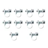 10pcs Fuel Line Clips Jubilee Hose Clamp Water Pipe Clip Sealing Welding Clip For Fuel Pipe Diesel Gasoline Pipe Anti Corrosive 5