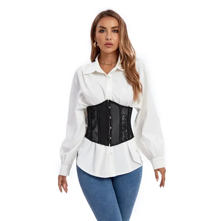 Corset Bustier Top Waist Corset Body Shaper Lace Corset