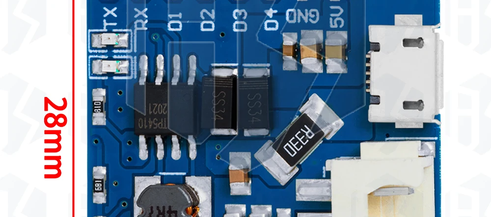 1~10PCS Batterieschutz V1.1.0 für WEMOS D1 Mini Einzel-Lithium-Batterie-Ladung & Boost – Detail 8