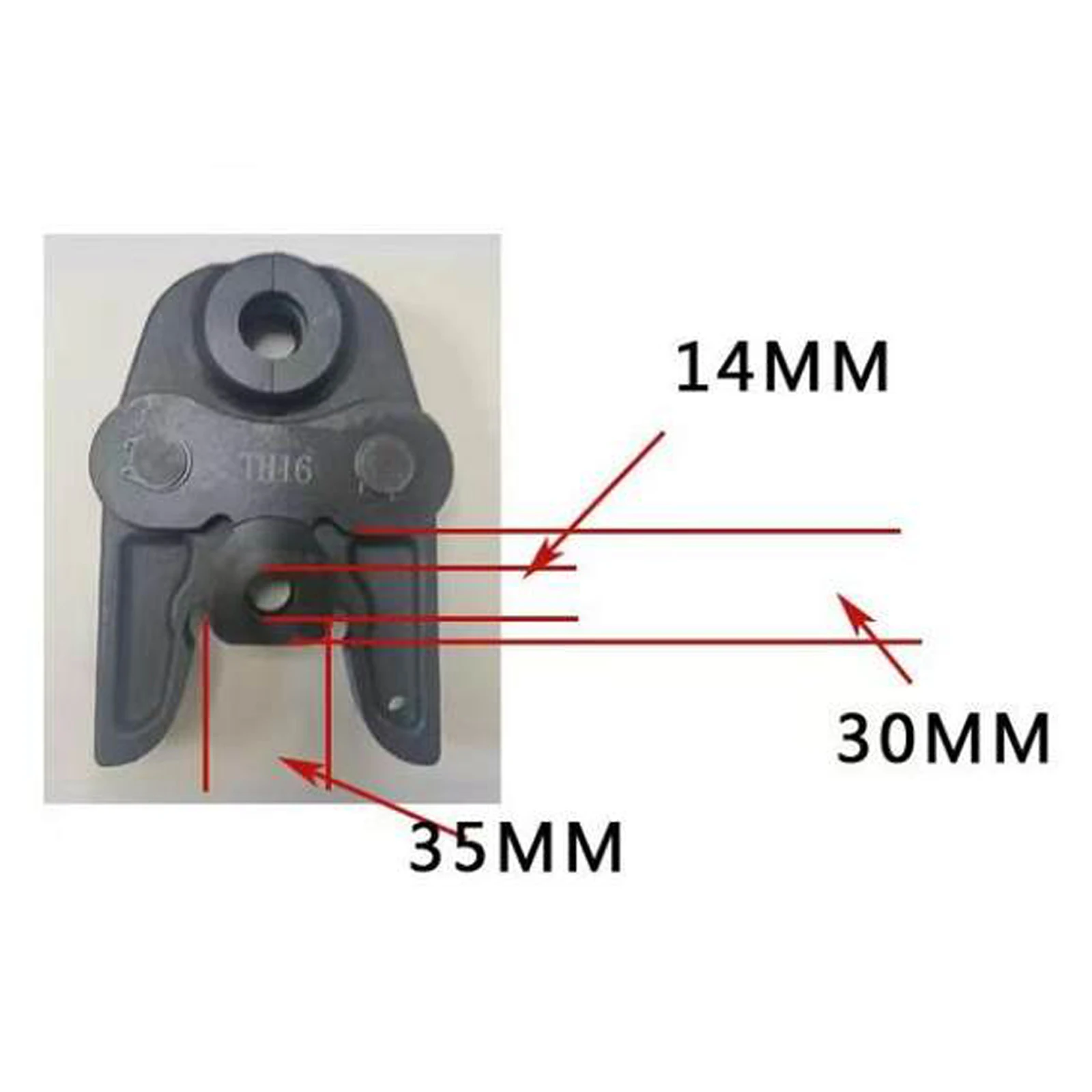 Jaw + Molds TH16, TH20, TH26, TH32 Hydraulic PEX, PB Tube Fittings Pipe Crimping Tool Pliers