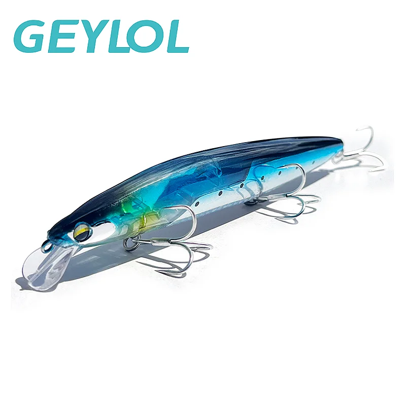 GEYLOL144mm27gUltraLongCastingFloatingWobblerMinnowHardBait