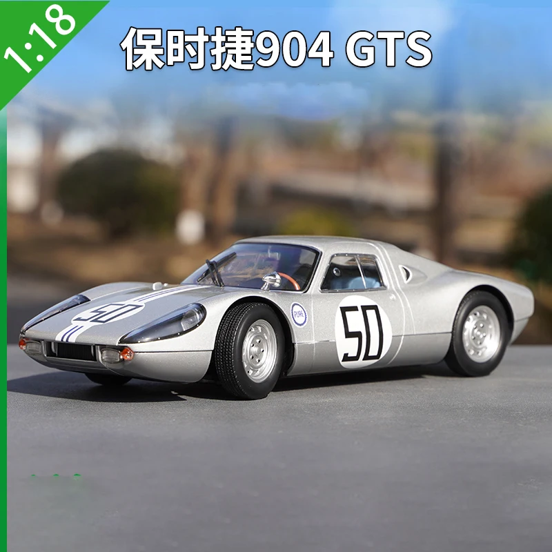Diecast Model Car 1/18 Size Porsche Alloy Car Model 904 GTS