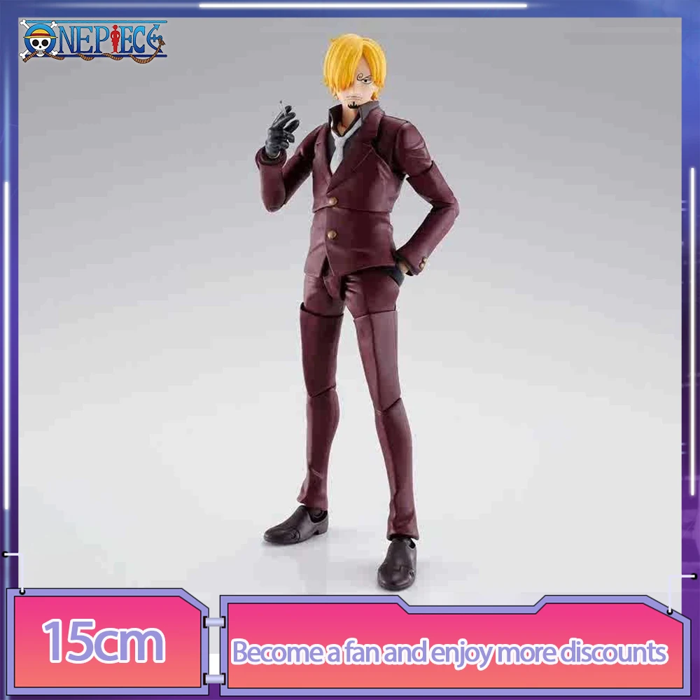 

15cm One Piece Figure Sanji Action Figures S.H.Figuarts Cool Sanji Statue Figurine Pvc Model Ornament Toys Kids Christmas Gifts