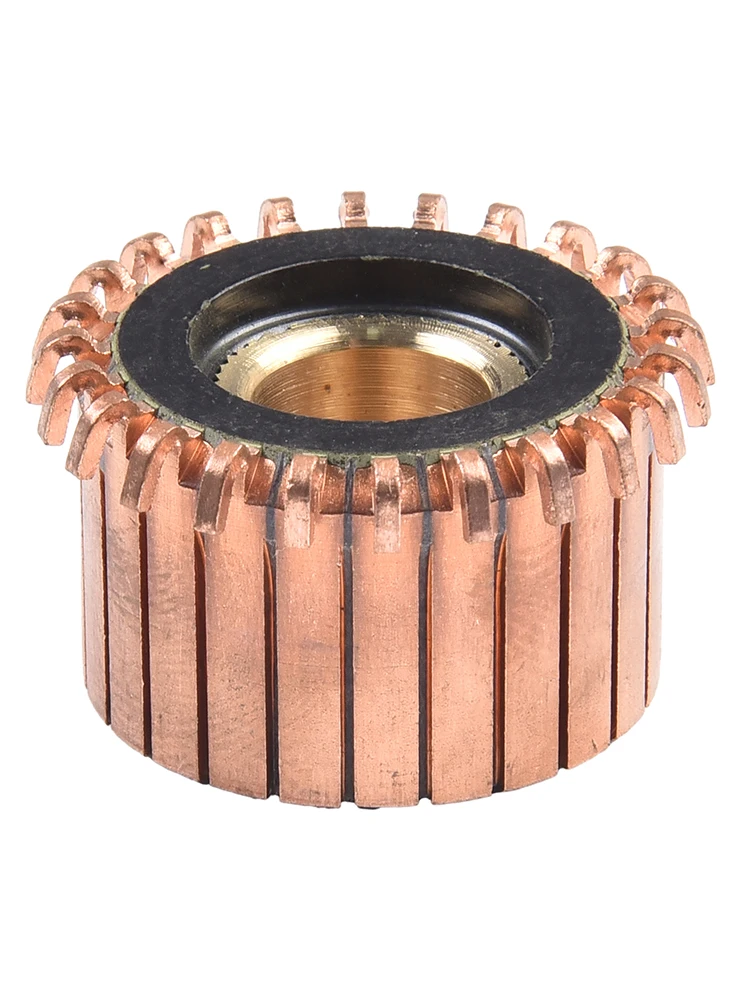 

24P Teeth Copper Hook Type Electrical Motor Commutator DHY-3898-24-11.5 Electric Motor Commutator 28.5*11.5*18（21）mm