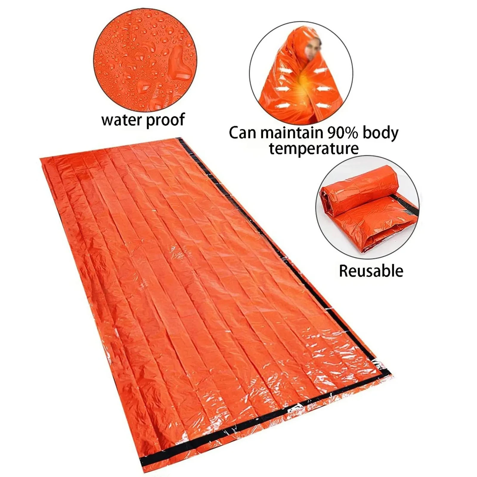 Portable Sleeping Bag Emergency Outdoor Bivy