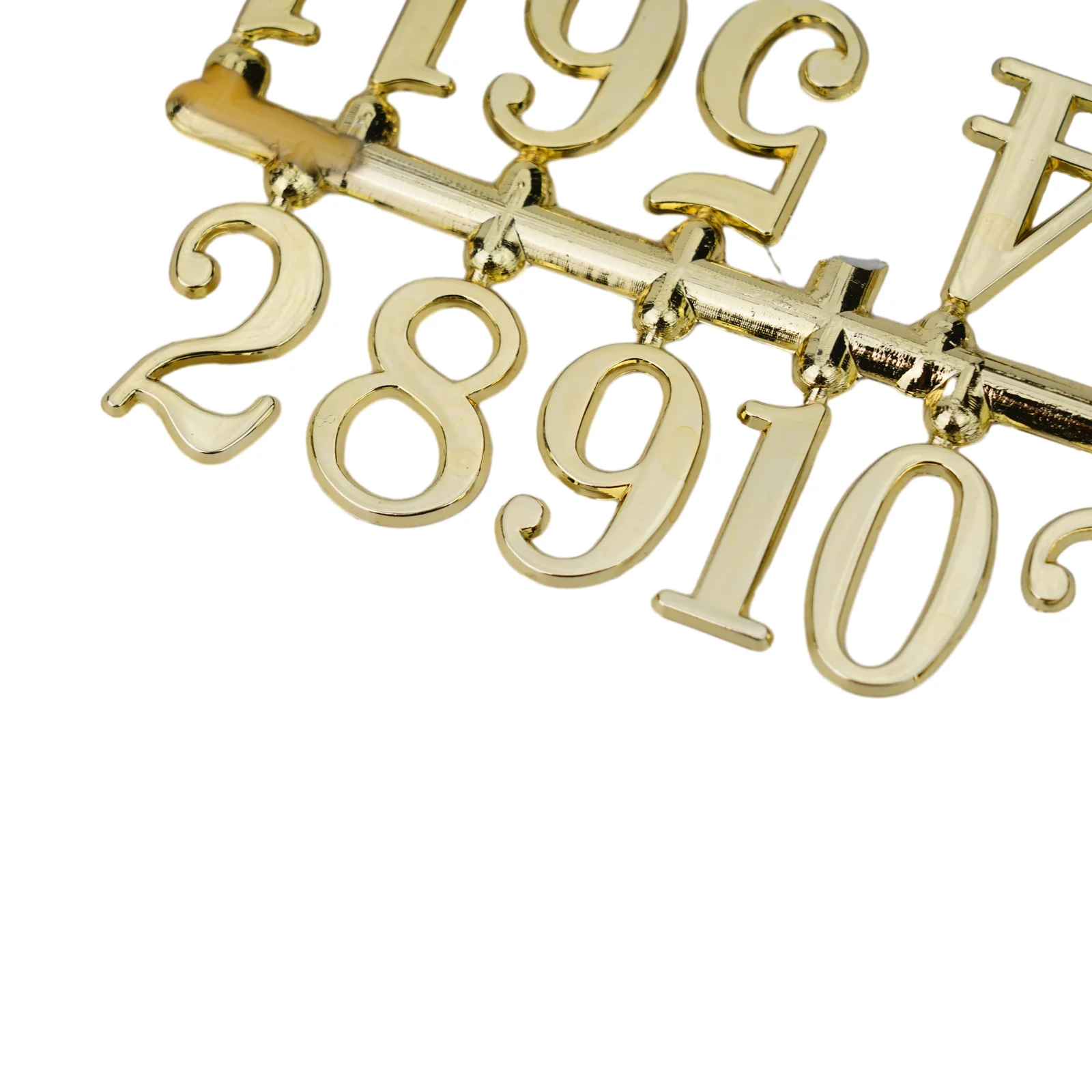 Description Picture 6 of item1 Set Clock Number Plate Roman Arabic Tricolor Clock Part DIY Clock Numbers Quartz Needle Wall Clock Replace Needle