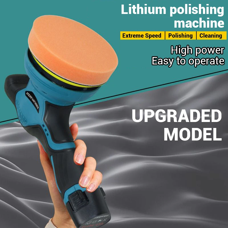 LEIBOO Car Polishers Wireless Automotive Polishing Machine Wax Tool 8 Gears 12V Electric Waxing Repairing Sander Car Accessories car polisher automotive orbital sander