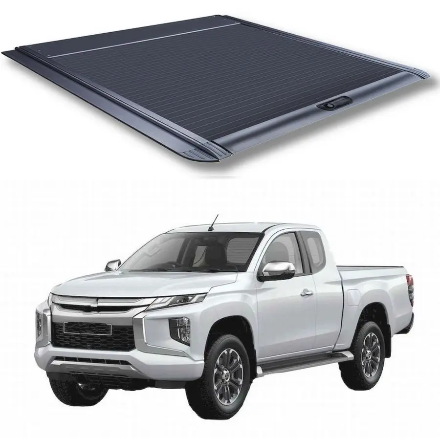 

Ousaie High Quality Retractable Aluminum Manual Roller Shutter Cover Roll Up Tonneau Cover For Triton L200 58/60 Inch