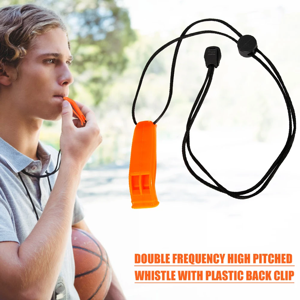 Outdoor Survival Whistle Multifunction Camping Hiking Rescue Emergency Whistle Football Basketball Match Loud 1PCS survival whistle,sport whistle,sports whistle,metal whistle