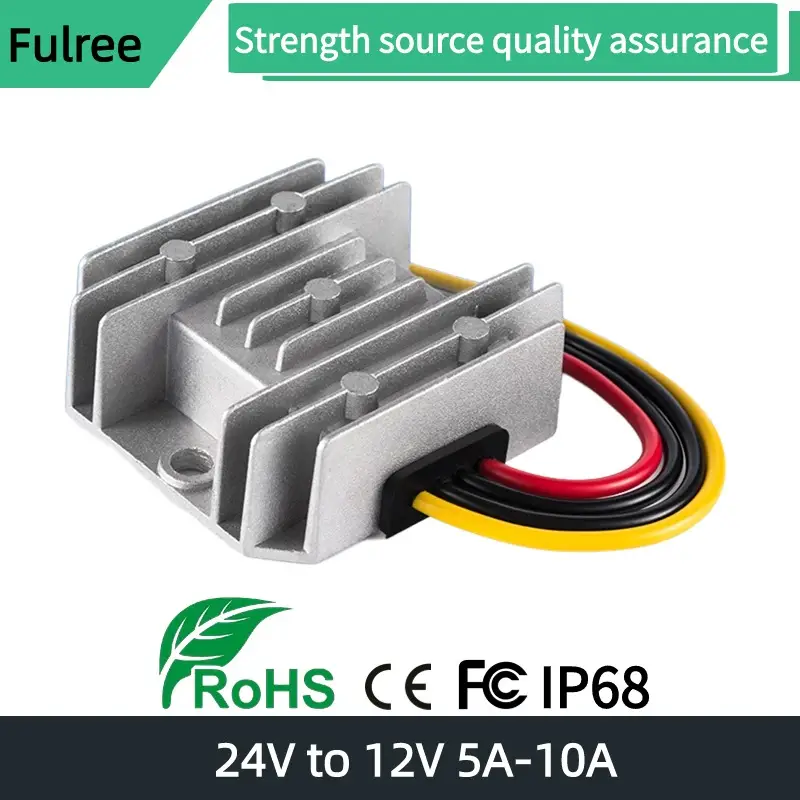 24V to 12V 10A Converter DC DC Buck Converter Step Down 18V~35Vto12V 5A Voltage Reducer Waterproof Module Transformer (10A 120W) image 1