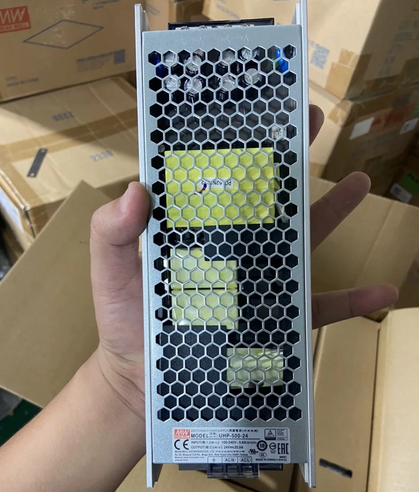 MEAN WELL UHP-500-24 스위칭 전원 공급 장치, PFC 스위칭 전원 공급 장치 포함, 24V 슬림형