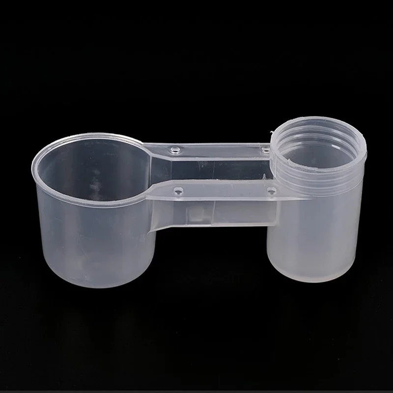 Description Picture 2 of itemPlastic Pet Bird Drinker Feeder Water Bottle Cup Cat Chicken Pigeon Parrot Hamster Double Nozzle Water Guide For Family Garden