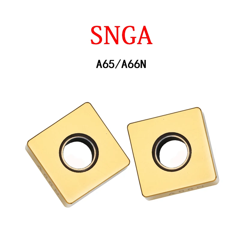 

100% Оригинальные вставки SNGA SNGA120408 SNGA120412 A65 A66N, эффективные и прочные карбидные лезвия с ЧПУ, токарный станок, режущий инструмент