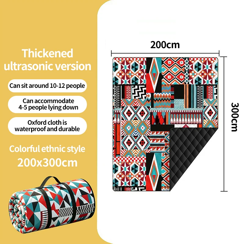  slider image of 300x300cm Waterproof Picnic Mat