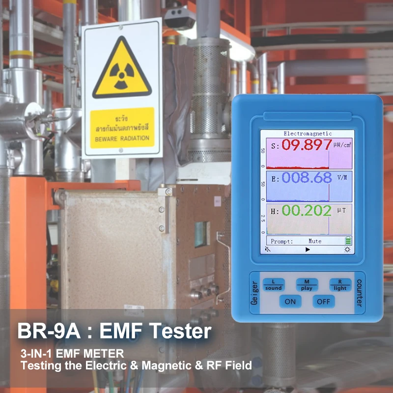 High-precision BR-9A counter portable nuclear radiation dosimeter electronic detector electromotive force instrument |