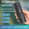 10-300x40 Zoom Telescope HD 4K Portable Strong Binoculars Long Range Professional Monocular BAK4-Prisms For Hunting Camping 1