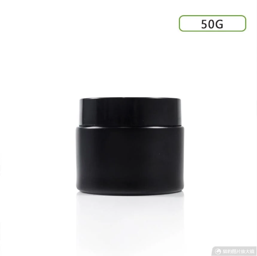 

50 г, черная стеклянная банка, эссенция с черной крышкой/Сыворотка для глаз/искусственная кожа/увлажняющий гель, воск, скраб для тела, косметика, фотография