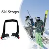 Snowboard Shoulder Strap Adjustable Ski Strap Ski Carrier Strap for Skiing Men Ski Strap Snowboard Holder Accessories 2