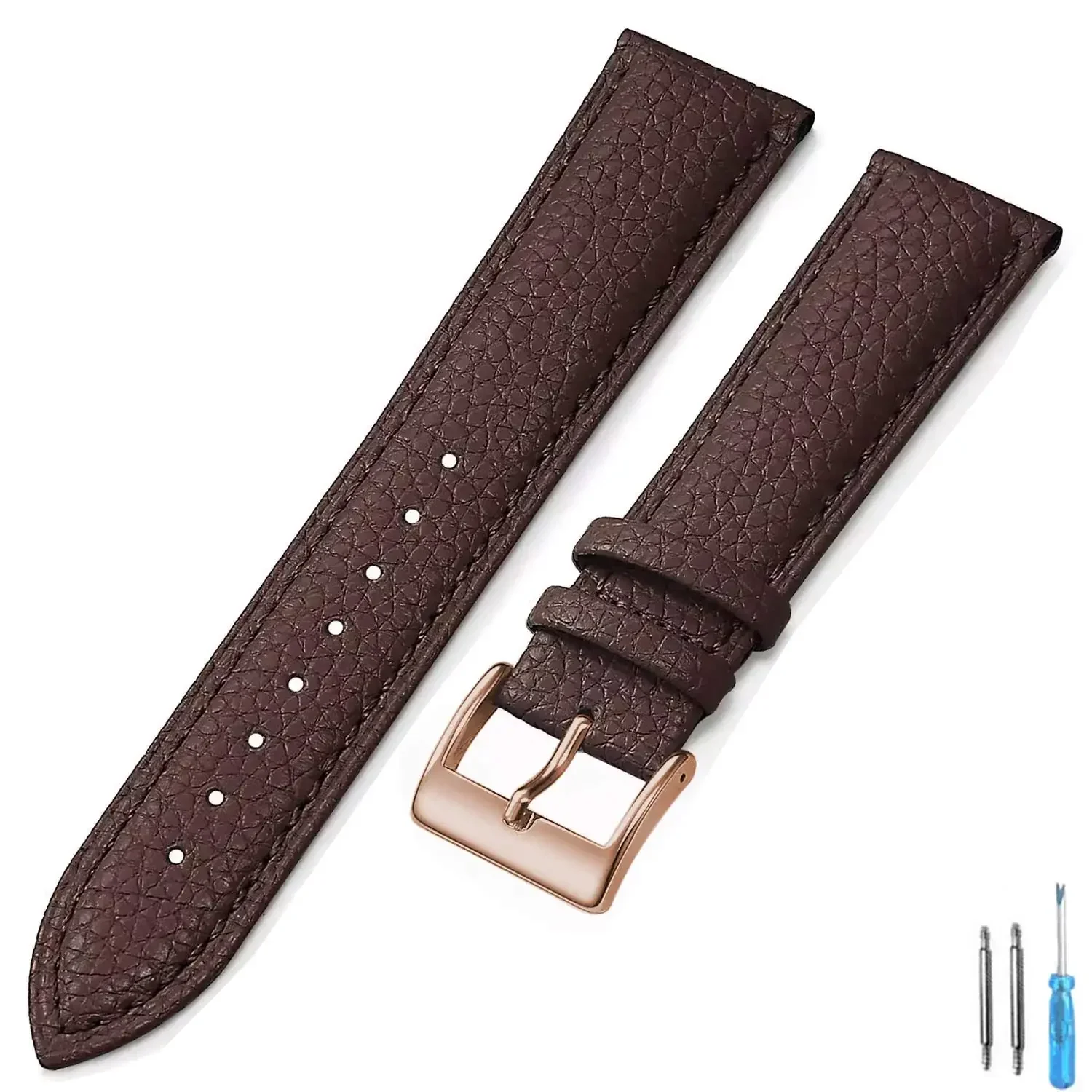 Premium Genuine Leather Watch Band - High-Quality Wrist Strap