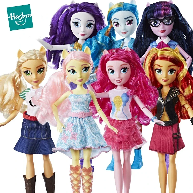 My Little Pony Equestria Girls Doll Rainbow Dash Fluttershy Action Figures Classic for Children Baby Birthday Gift Girl Bonecas рюкзак детский 23 см х 10 см х 33 см пинки пай my little pony