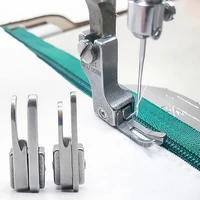 Machine à coudre informatisée à plat, pied à fermeture éclair 0.1, pied étroit haute-basse pression pour fermeture éclair et couture de poche 3