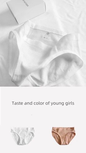  Cotton Whisper Braguitas de algodón sin costuras de cintura  alta para mujer, 5 paquetes XS-XXL, Albaricoque : Ropa, Zapatos y Joyería