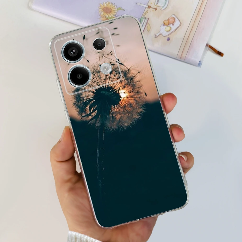 New Fashion Painted Clear Silicone Soft TPU Phone Case for Xiaomi Poco X6 Pro 5G