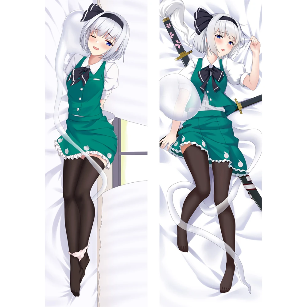 

2WT Anime Touhou Project Dakimakura Camp Buddy Pillow Casecosplay Costume Body Throw Soft Double-Sided Hugging Body Pillow Cover