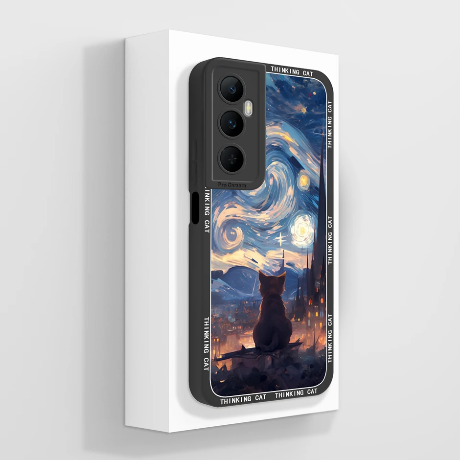 Elegant Oil Painting Flower Silicone Soft Protective Phone Case