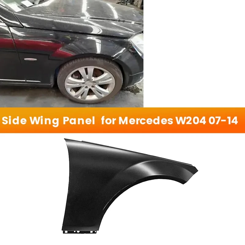 

Front Aluminium Fender For Mercedes Benz W204 C300 C350 C250 2008-2014 Wing Plater Bracket Fender