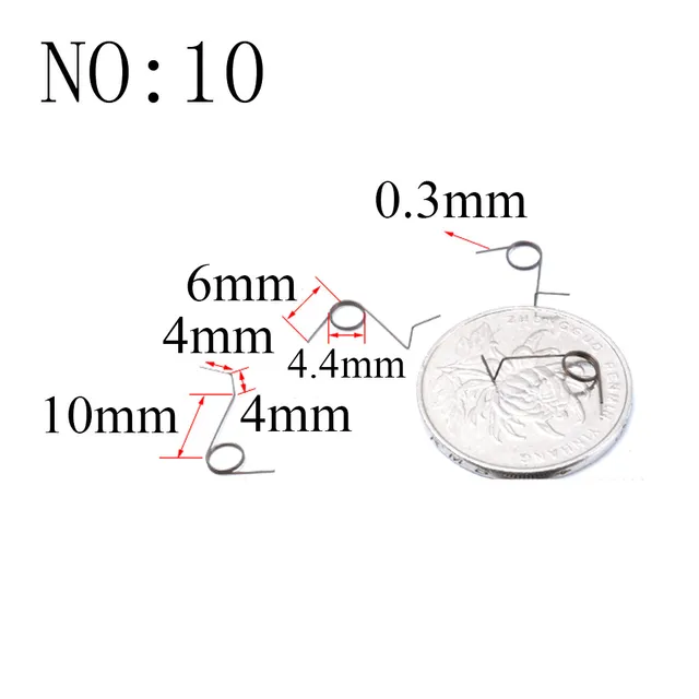 20 Molle Di Torsione In Acciaio Inox 304 - Diametro Filo 0.3mm Per Gioielli E Lavorazioni Di Precisione - Foto 9