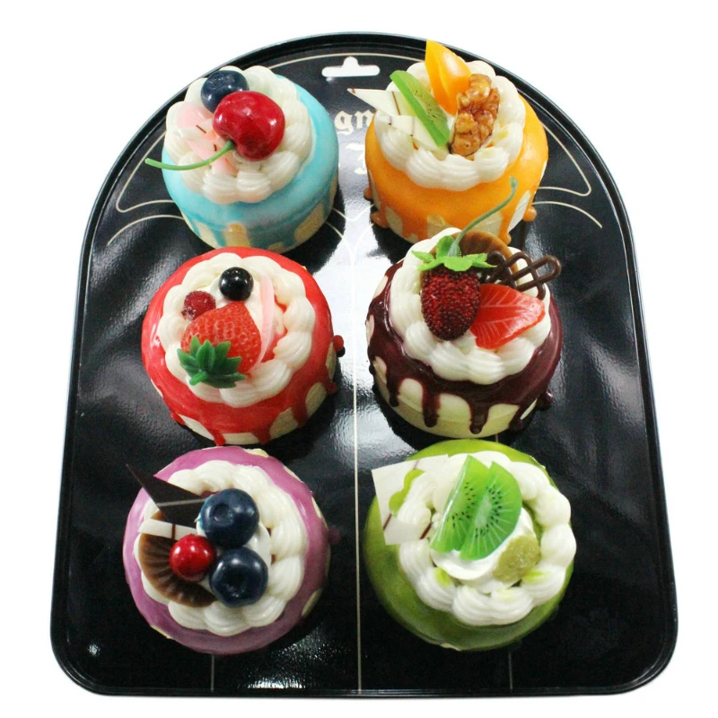 Artificial Fruit Cakes Dessert Model 1Pcs for food model,food photography props,kitchen food toys