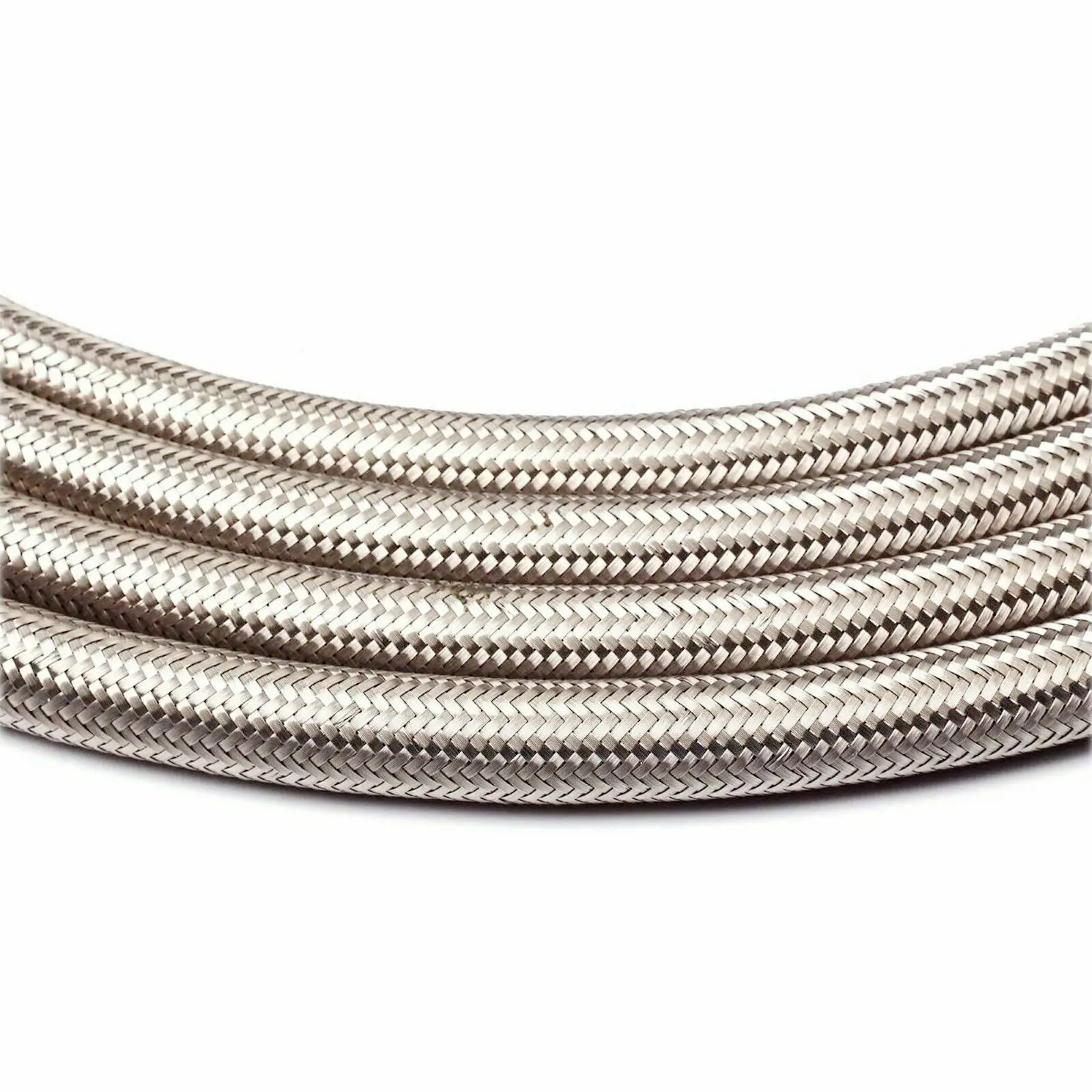 Brand New High Quality Length 4M AN10 Racing Hose 304 Stainless Steel Braided PTFE Brake Hose Fuel Oil Line Oil Cooler Hose Pipe